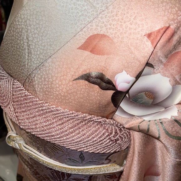 Japanese traditional vintage furisode kimono - Picture 4 of 6